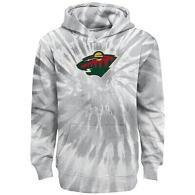 NHL Minnesota Wild Boys' Tie-Dye Logo Hooded Sweatshirt - S