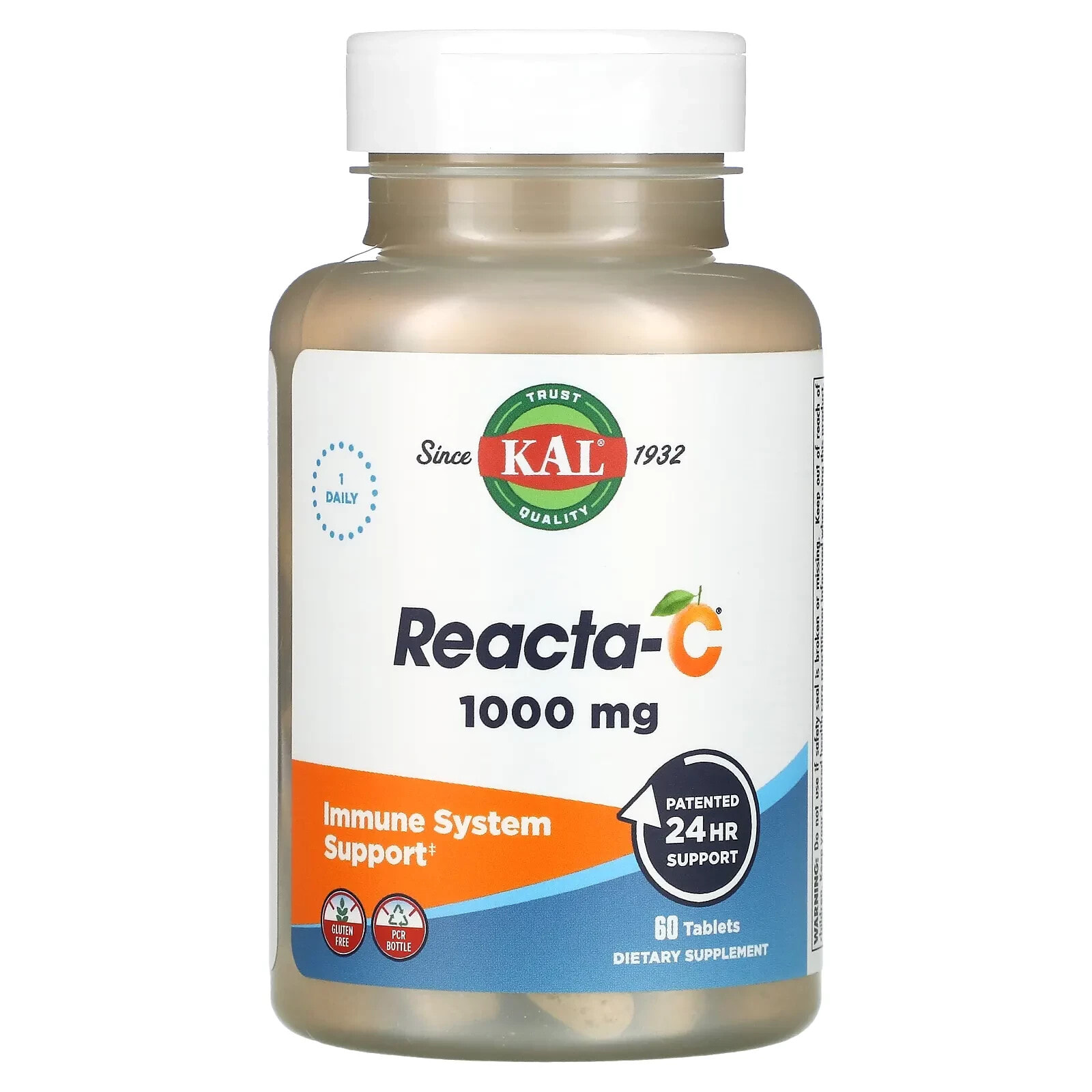 Reacta-C, 1,000 mg, 60 Tablets