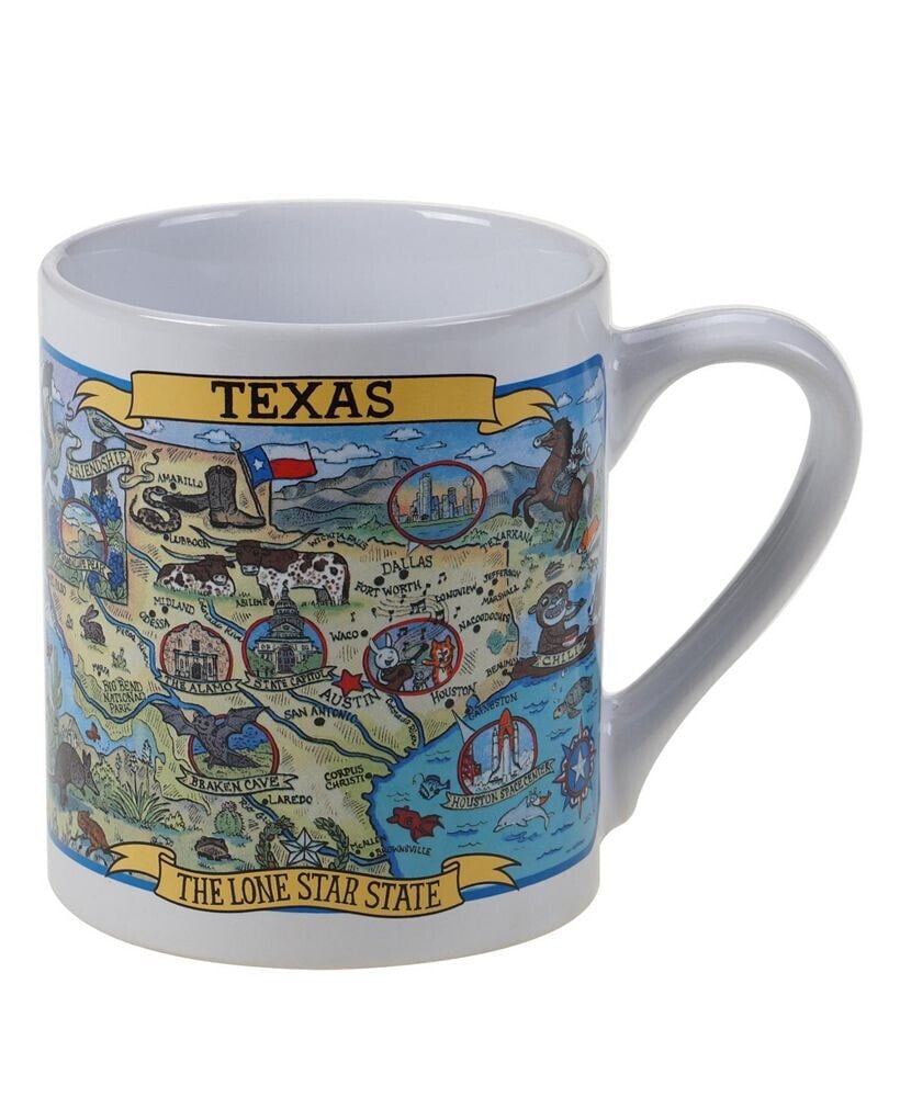 Certified International 6pc. Texas Souvenir Jumbo Mug