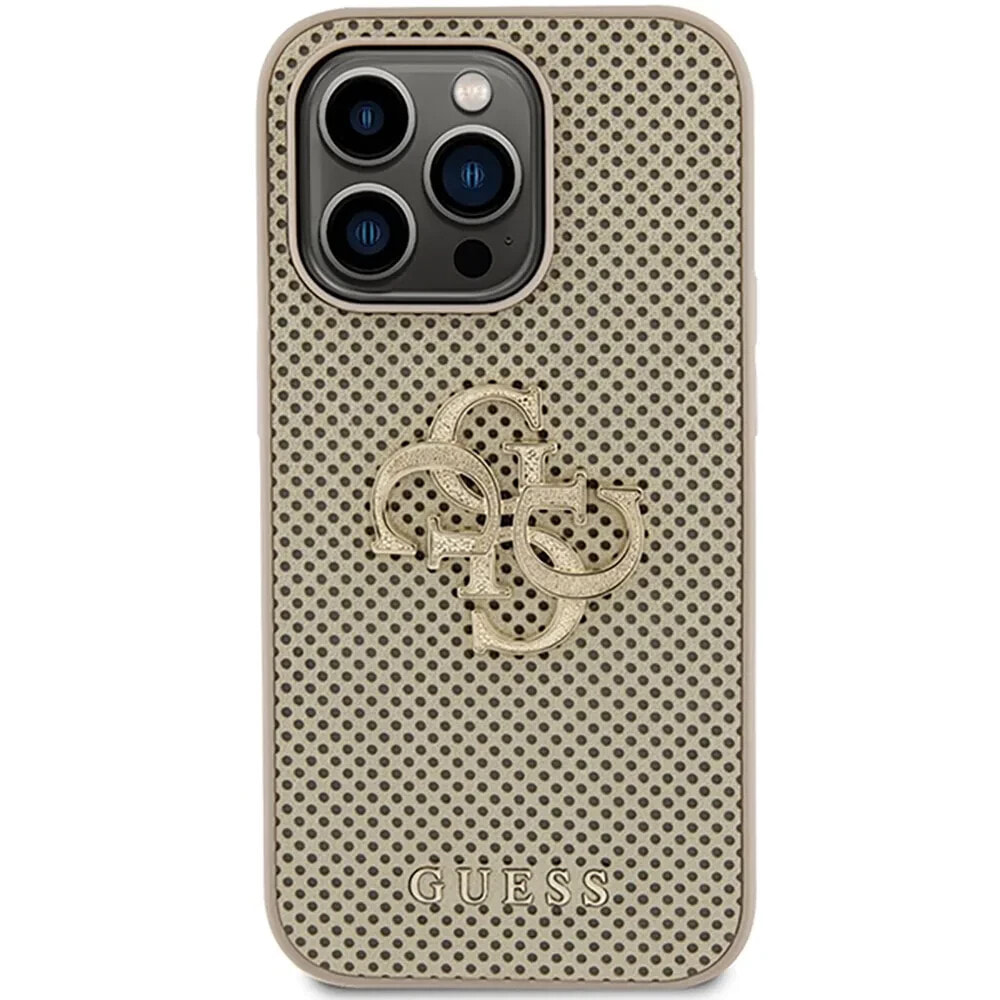 GUESS Guhcp15Lpsp4Lgd iPhone 15 Pro 6.1 Perforated 4G phone case