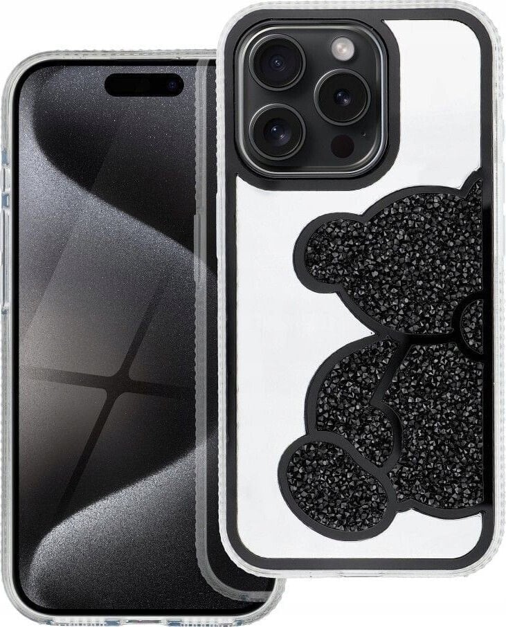 OEM Futerał TEDDY BEAR do IPHONE 14 Pro Max czarny