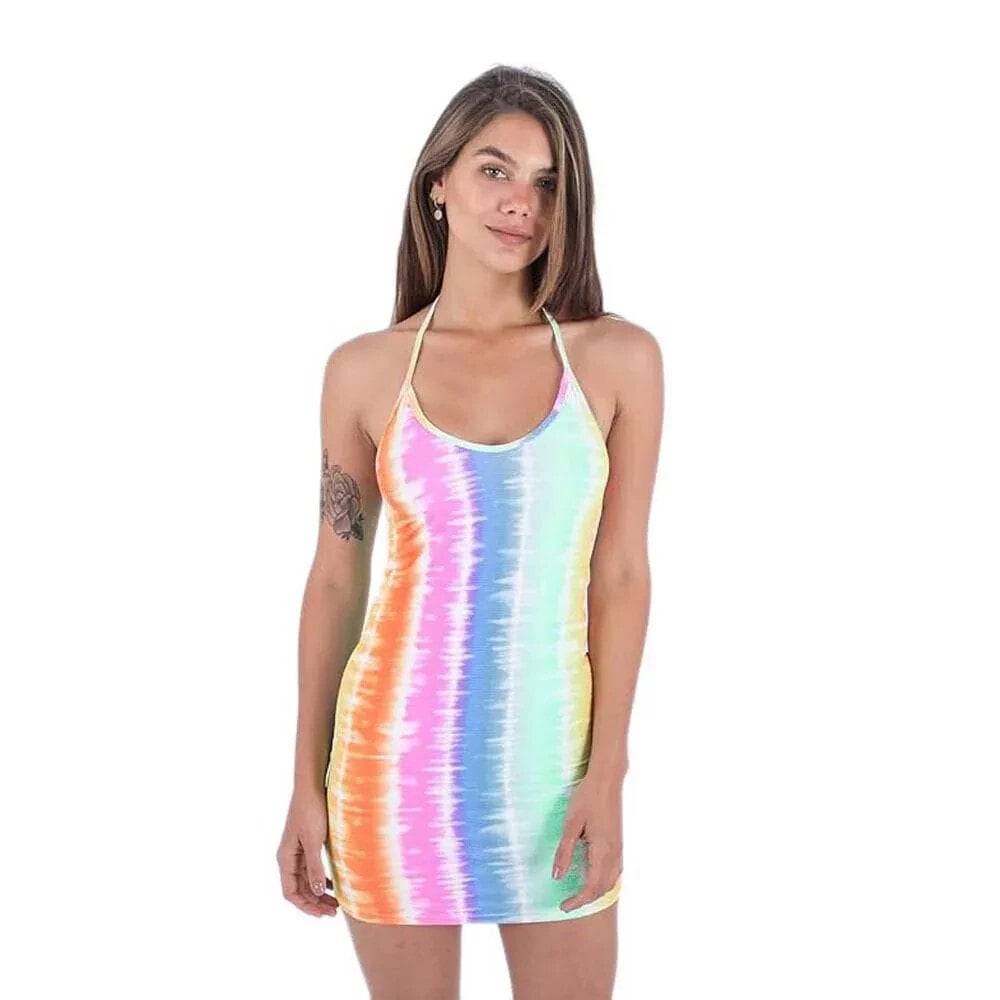 HURLEY Rainbow Ombre Sleeveless Short Dress