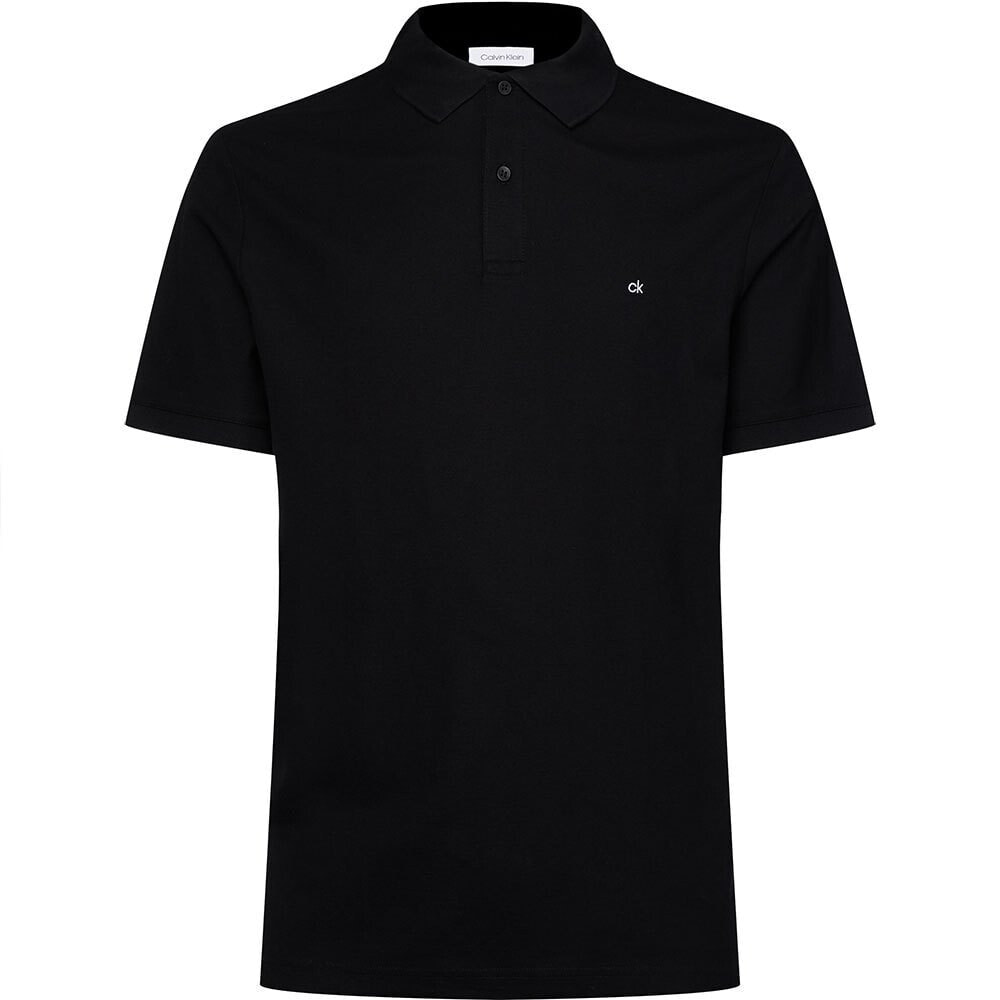 CALVIN KLEIN Slim Piqué Short Sleeve Polo Shirt