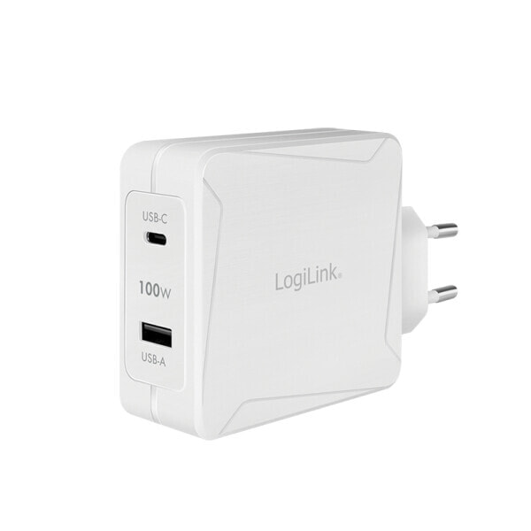 LogiLink PA0281 - USB-Ladegerät 100 w USB-C USB-A GaN - Power Supply - USB Typ C