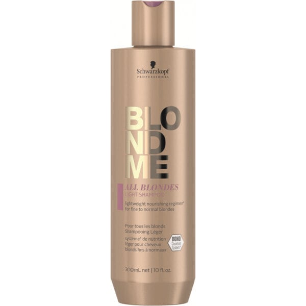 Nourishing shampoo for fine and normal blonde hair Blondme All Blonde s ( Light Shampoo)