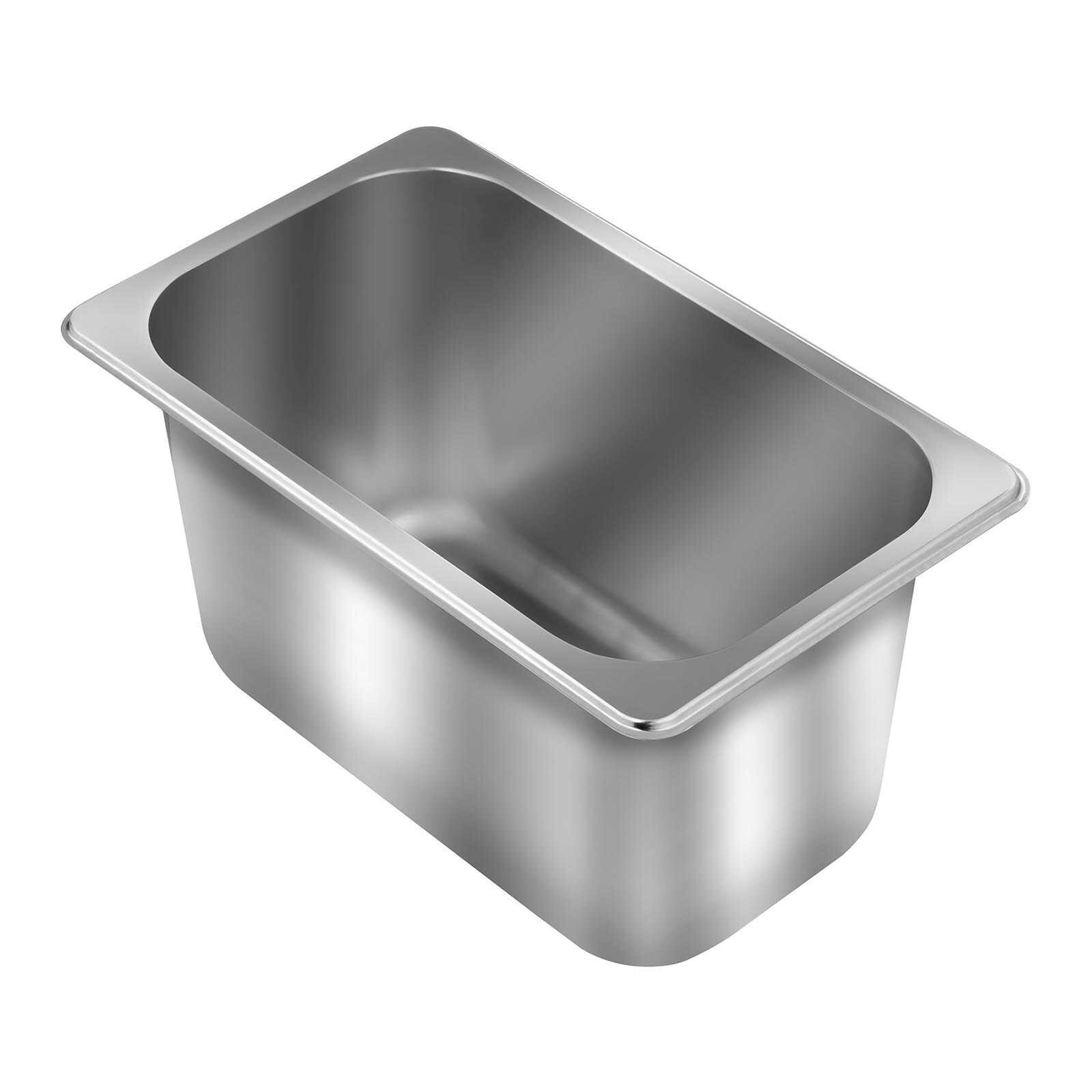 Stainless steel GN1 / 4 gastronomy container, height 15cm 3.6L