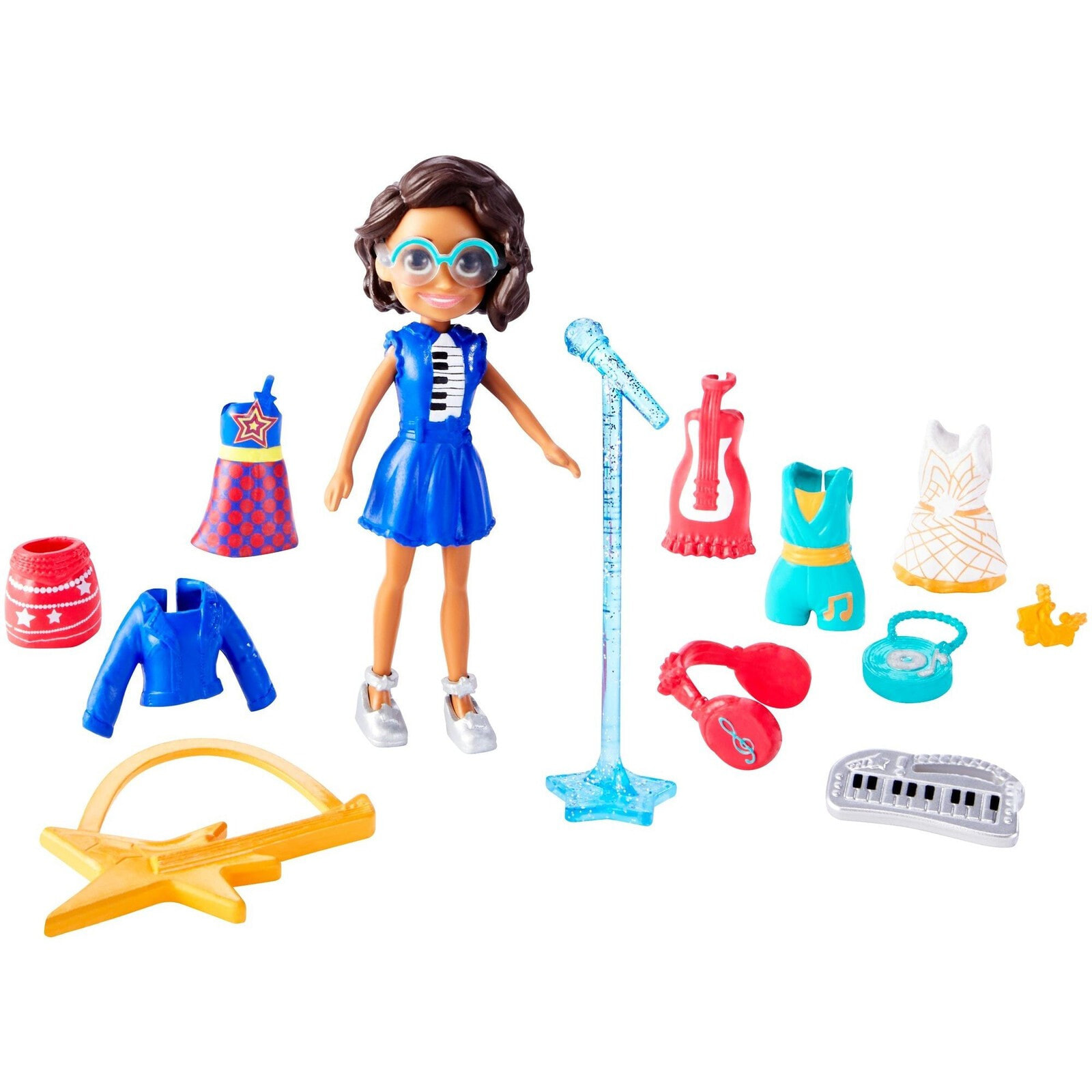 Игровой набор Polly Pocket Squad Style 4 мини куклы,Полли,Лайла,Шани,  Николас Уэллс,с 40 тематическими аксессуарами — купить недорого с  доставкой, 1377887