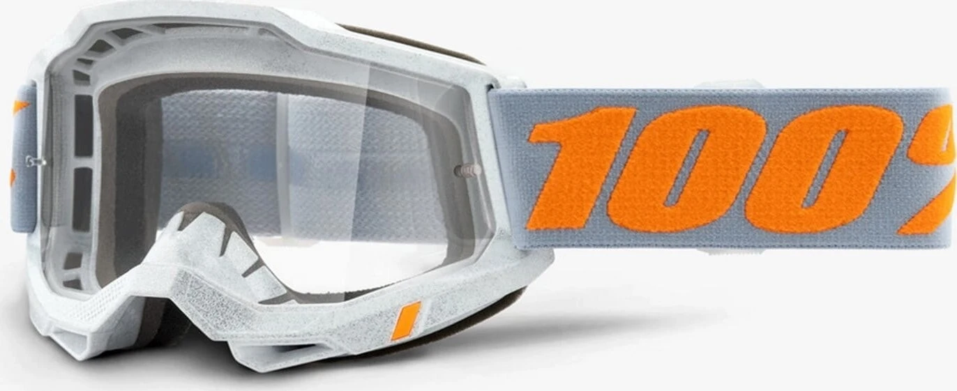 100% Gogle 100% ACCURI 2 SPEEDCO (Szyba Przezroczysta Anti-Fog, LT 88%-92%) (NEW)