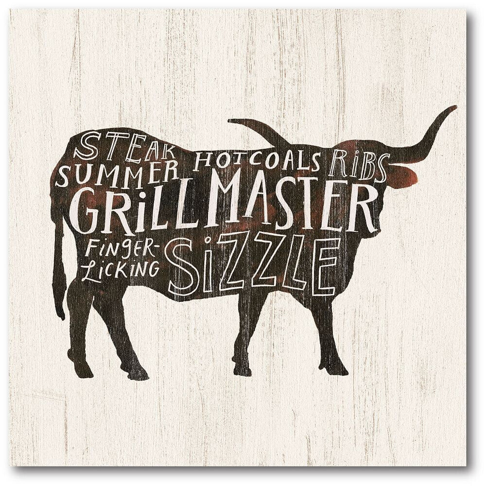 Courtside Market farmhouse BBQ I Gallery-Wrapped Canvas Wall Art - 16