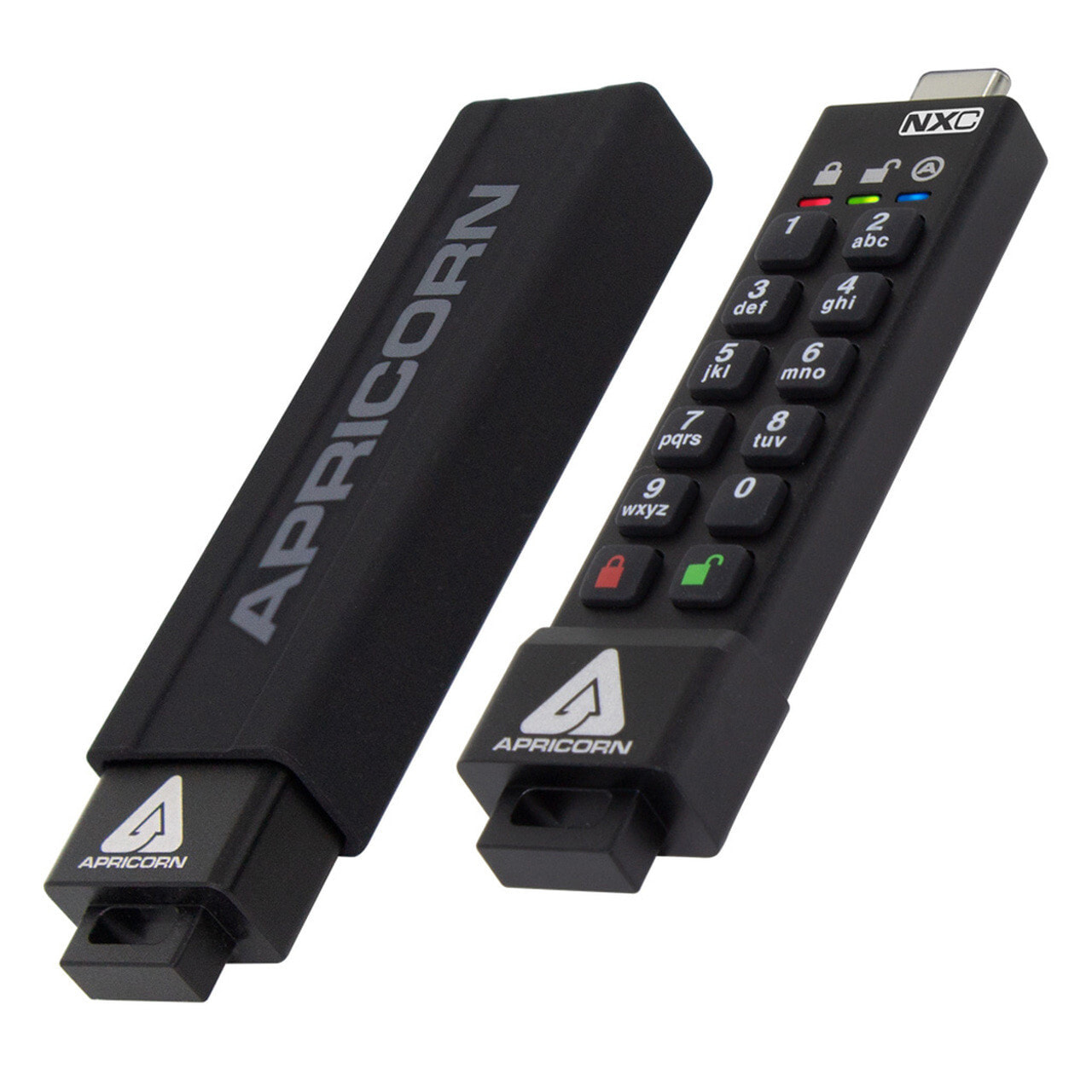 Apricorn Aegis Secure Key 3NXC USB флеш накопитель 16 GB USB тип-A 3.2 Gen 1 (3.1 Gen 1) Черный ASK3-NXC-16GB