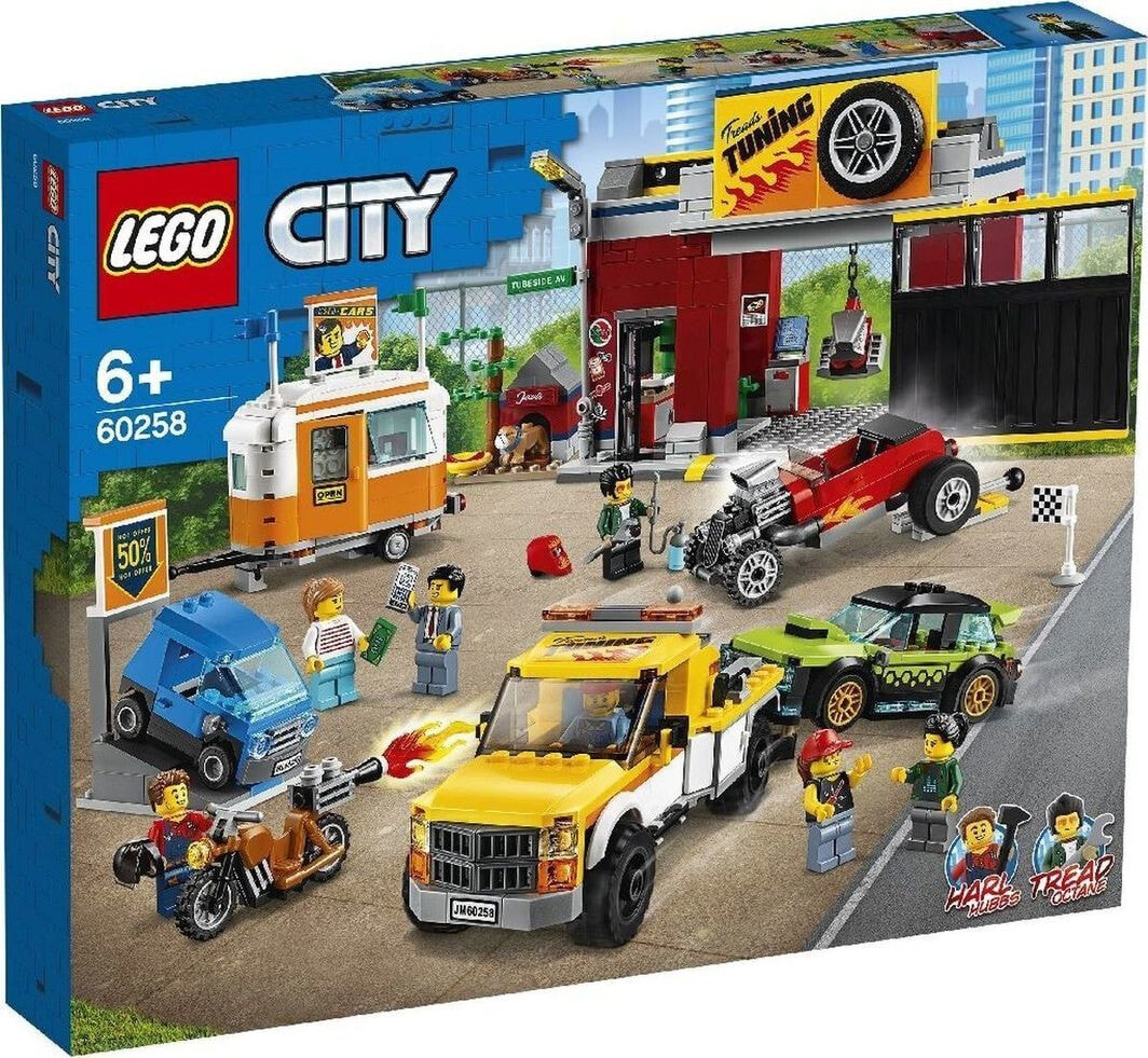 Конструктор LEGO City 60258 Тюнинг-мастерская