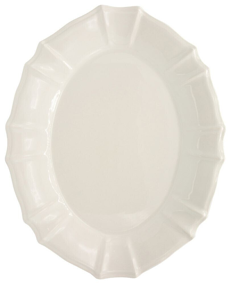 Euro Ceramica chloe White Oval Platter
