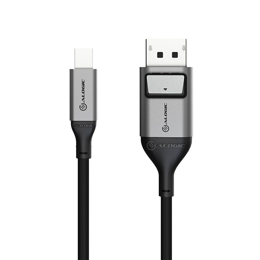 ALOGIC ULMDPDP02-SGR DisplayPort кабель 2 m Mini DisplayPort Черный, Серый