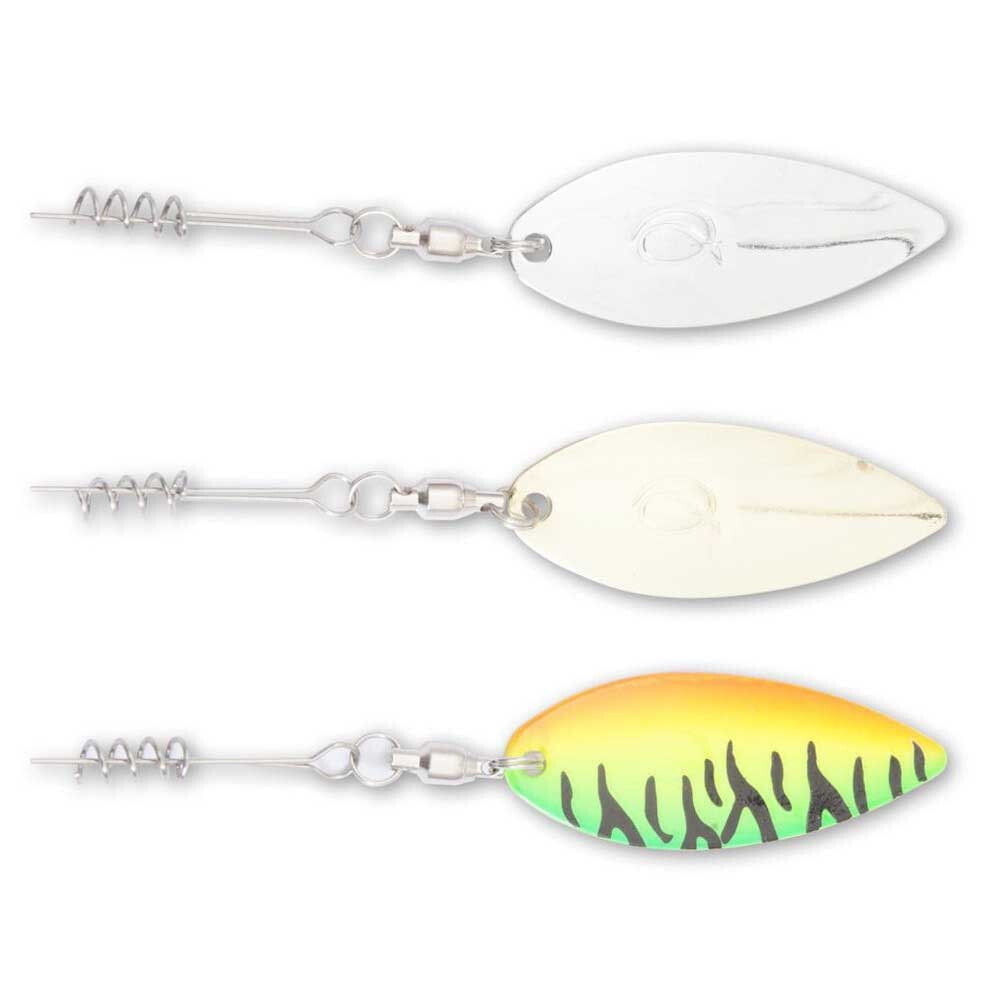 QUANTUM FISHING Screw in Blade Willow Leaf Spoon 42 mm
