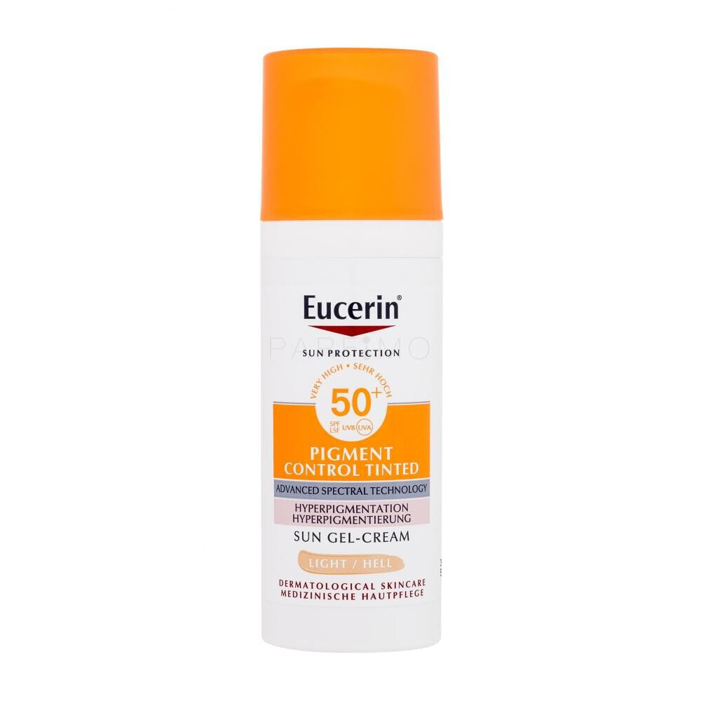 Eucerin Sun Protection Pigment Control Tinted Gel-Cream SPF50+ 50 ml sonnenschutz fürs gesicht für Frauen