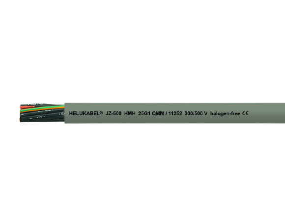 Helukabel JZ-500 - Low voltage cable - Grey - Polyvinyl chloride (PVC) - Polyvinyl chloride (PVC) - Cooper - 7G1