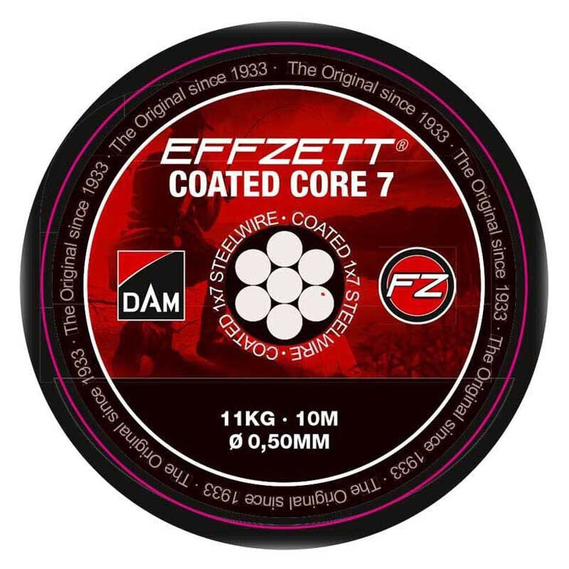 DAM Coated Core 7 Steel Trace Steel Line 10 m