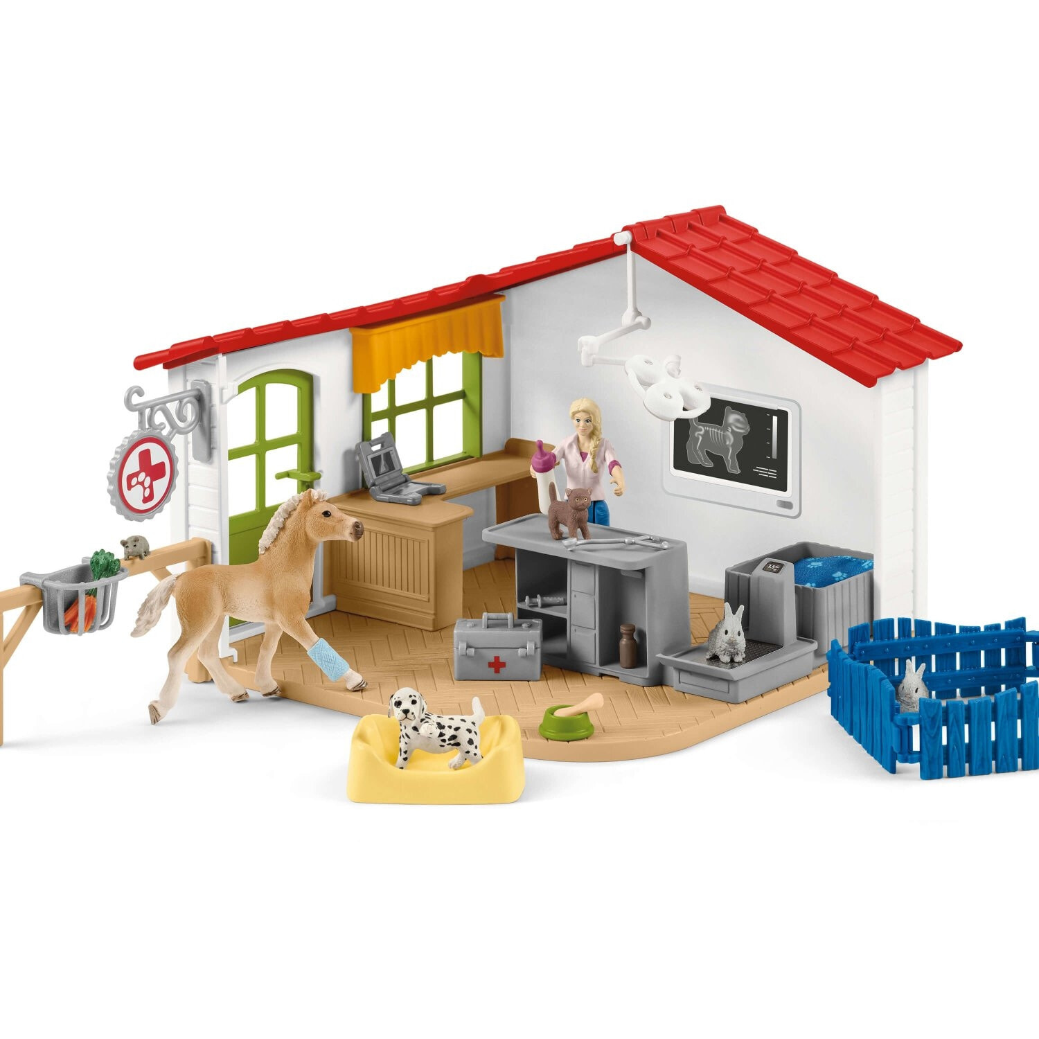 Игровой набор Schleich Ветеринарная клиника с животными 42502