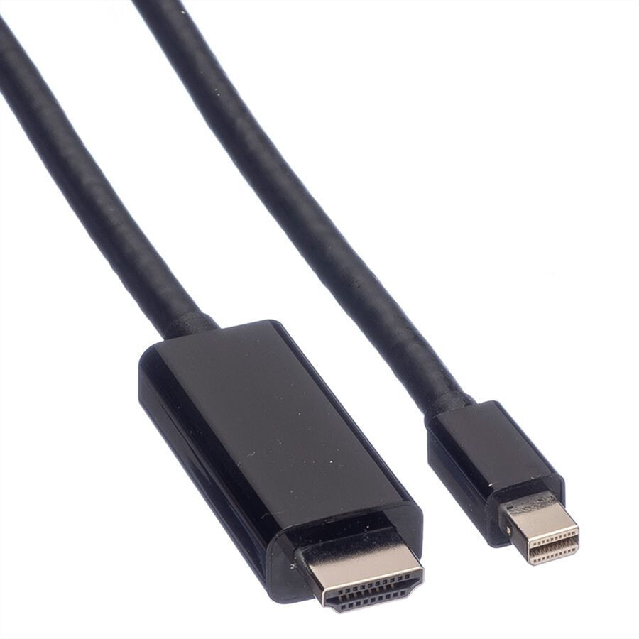 Value 11.99.5795 видео кабель адаптер 1 m Mini DisplayPort Черный