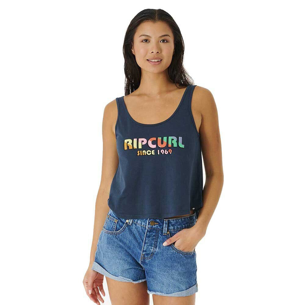 RIP CURL Icons Of Surf Pump Font Sleeveless T-Shirt