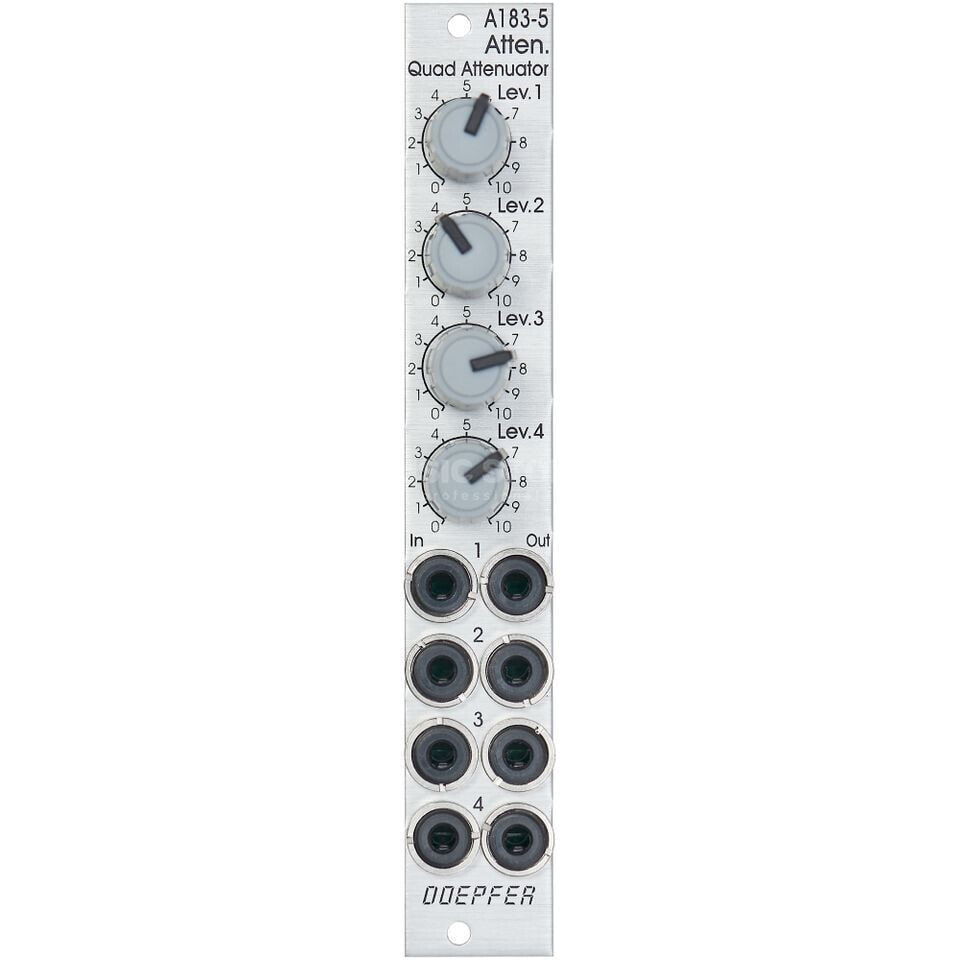 Doepfer A-183-5 Quad Attenuator