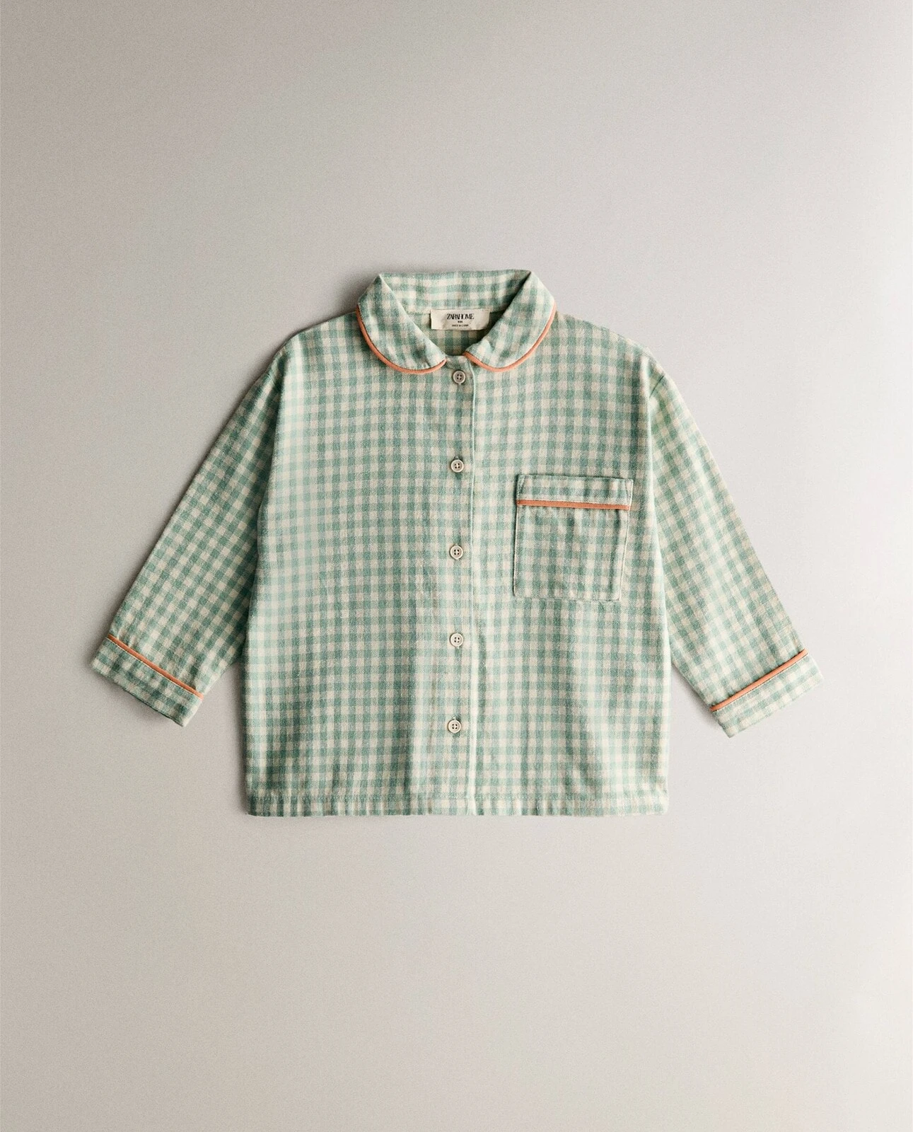 Children's gingham pyjamas