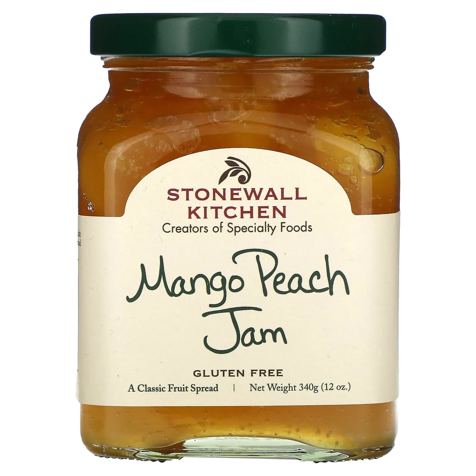 Mango Peach Jam, 12 oz (340 g)