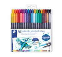 STAEDTLER 3001 - 36 colours - 6 mm - 0.5 mm - 0.8 mm - Multicolor - Round