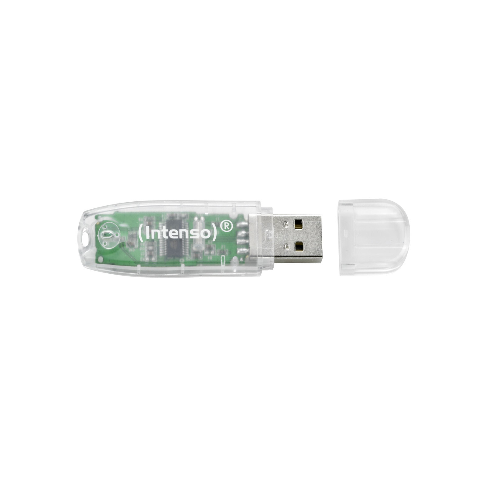 Intenso Rainbow Line USB флеш накопитель 32 GB USB тип-A 2.0 Прозрачный 3502480