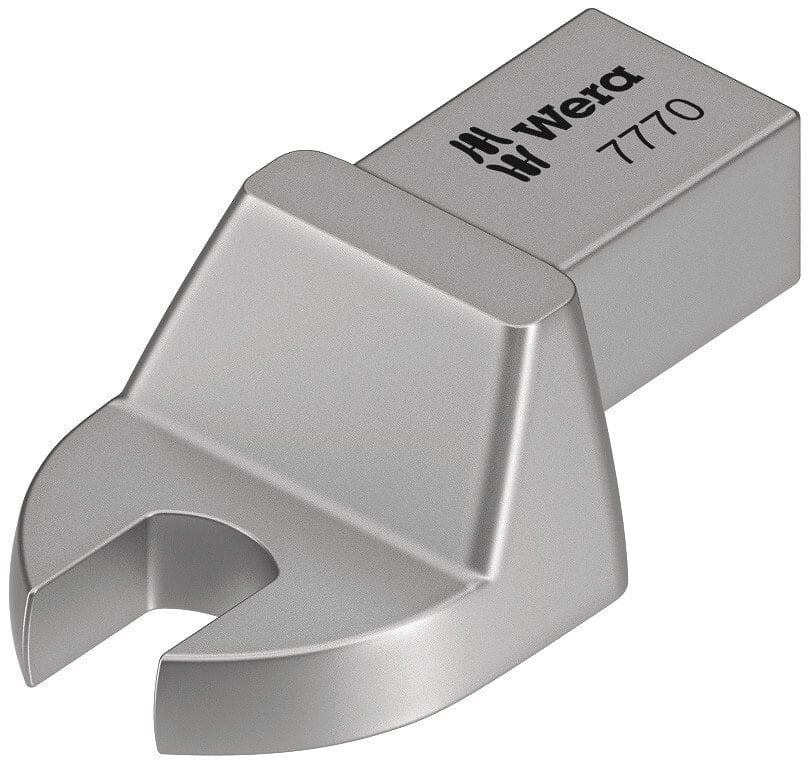 Торцевая головка, свечной или торцевый ключ Wera 7770. Product type: Torque wrench end fitting, Product colour: Silver, Quantity per pack: 1 pc(s)