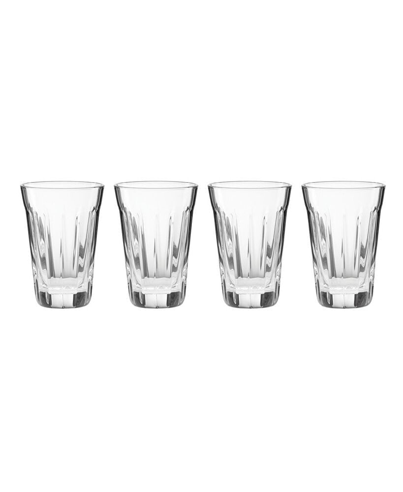 French Perle Short Glasses Set, 4 Piece