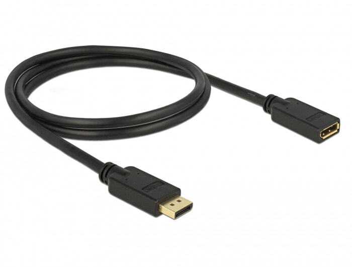 DeLOCK 83809 DisplayPort кабель 1 m Черный