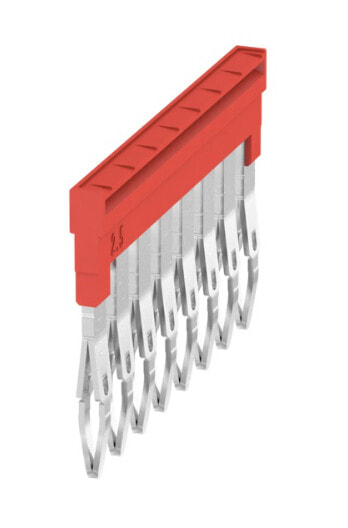 Weidmüller ZQV 1.5N/8 RD - Cross-connector - 20 pc(s) - Wemid - Red - V0 - 26.5 mm