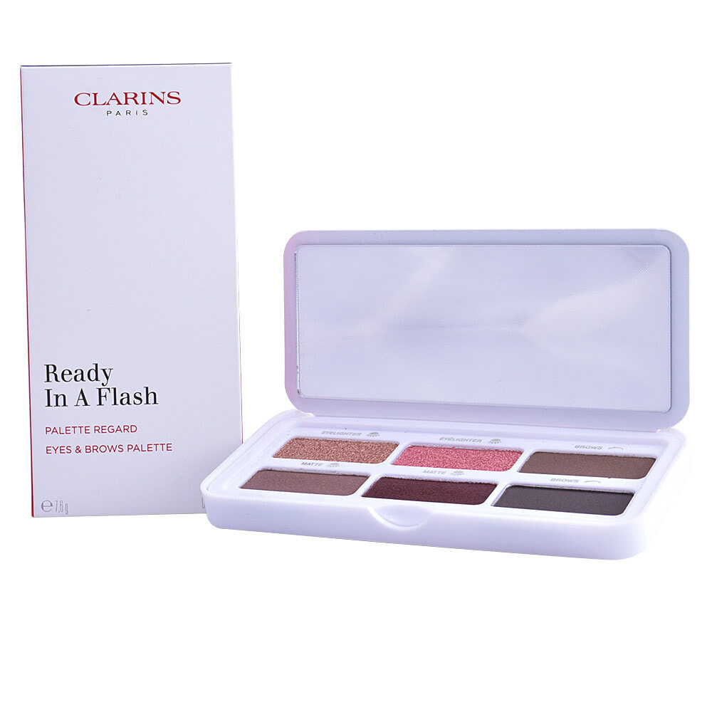 Clarins Ready In A Flash Eyes & Brow Palette Палетка теней для век и бровей 7,6 г