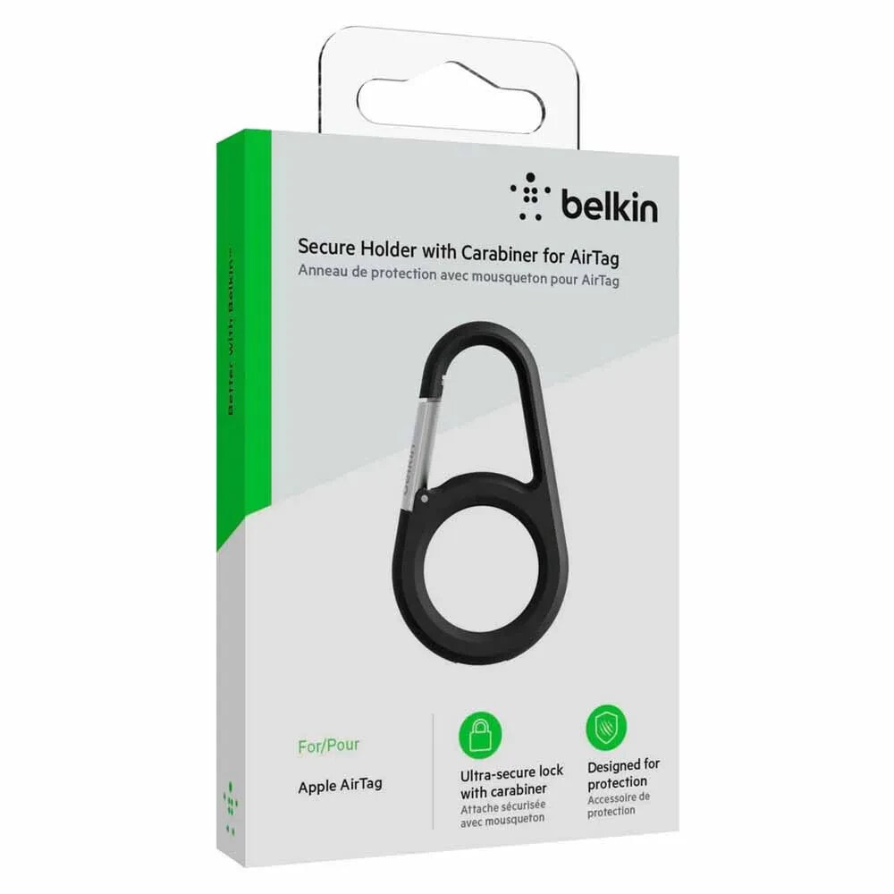 BELKIN MSC008BTBK Airtag Carabiner Cover