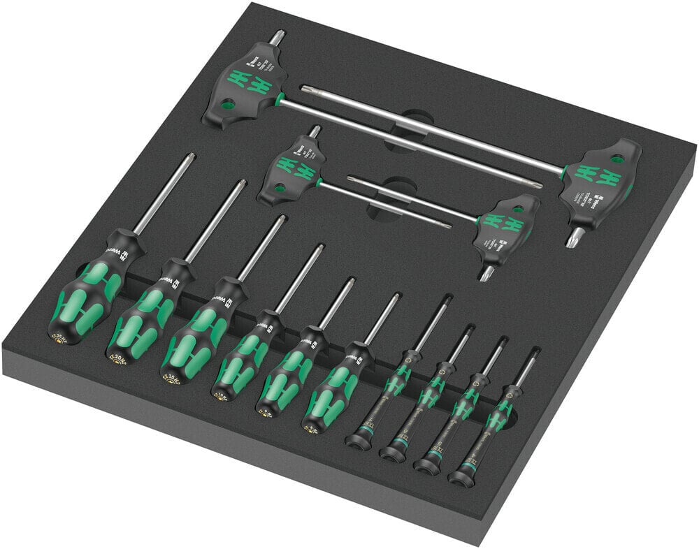 Wera 9712 Schaumstoffeinlage TORX® HF Schraubendreher Set 1