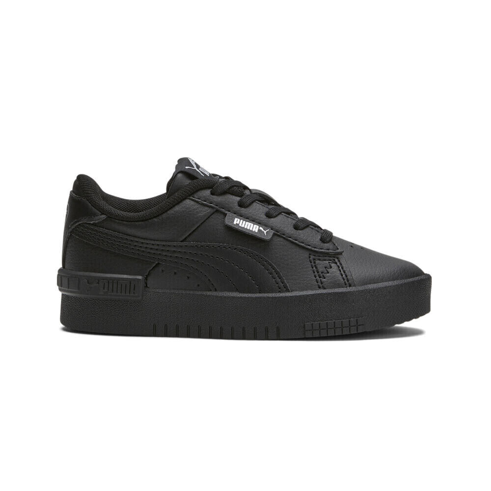 Puma Jada Lace Up Toddler Girls Black Sneakers Casual Shoes 38199104