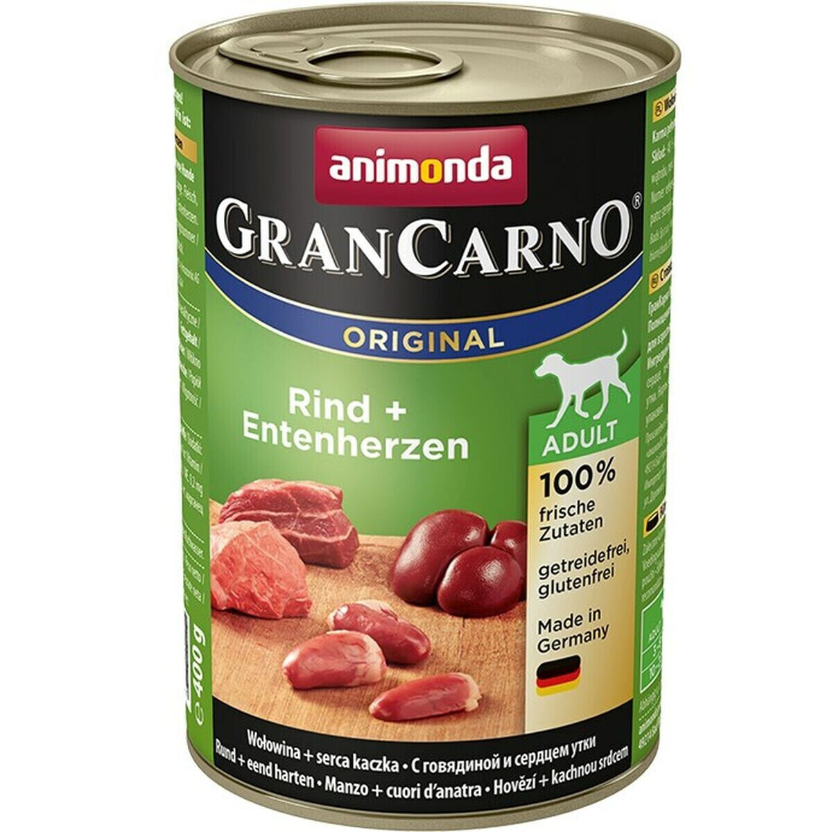 Влажный корм Animonda GranCarno Original Телятина утка 400 g
