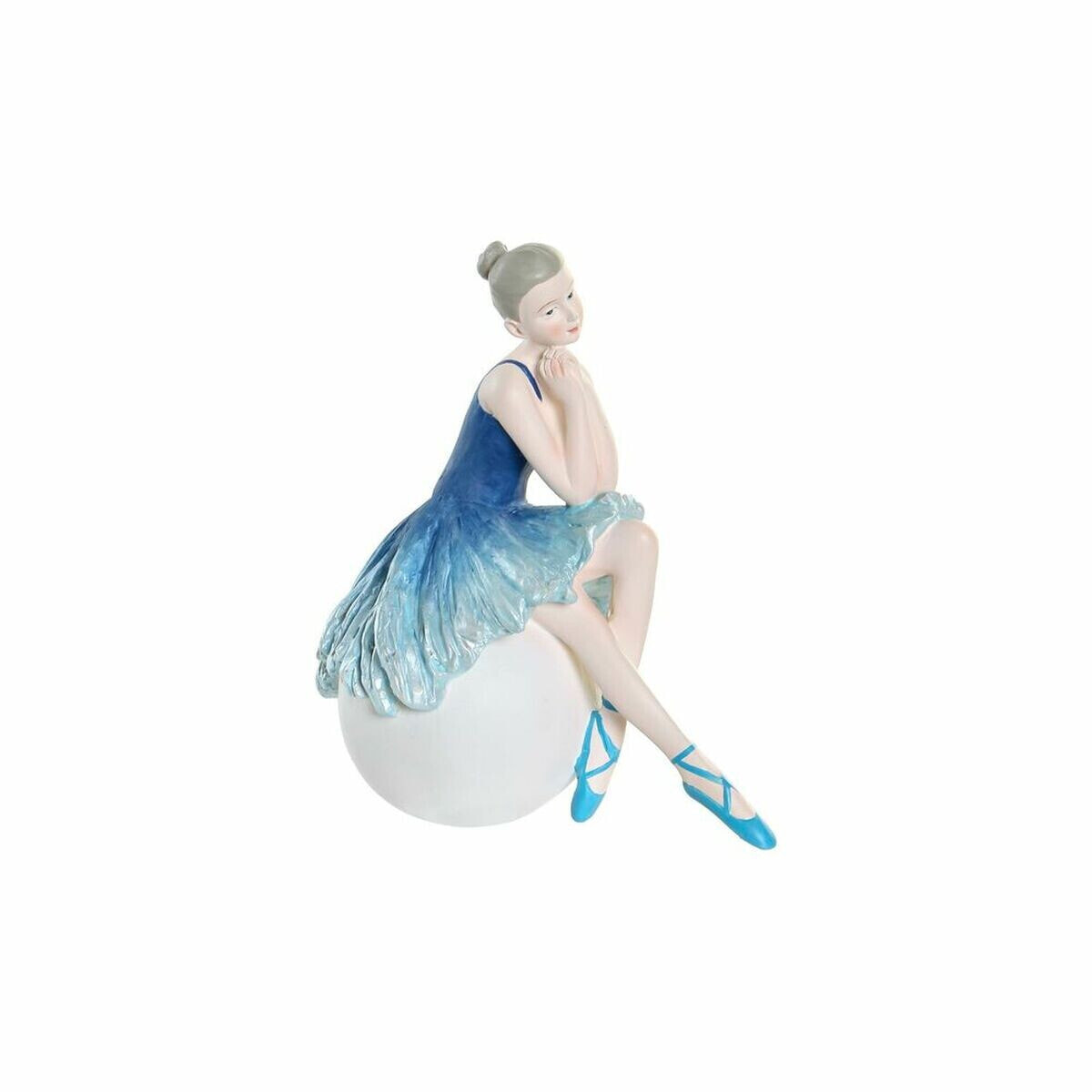 Декоративная фигура DKD Home Decor Синий романтик Балерина 8,5 x 13 x 14,5 cm