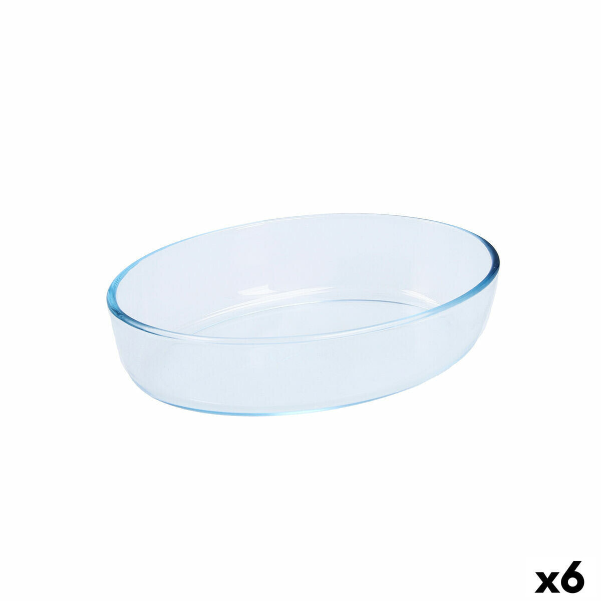 Oven Dish Pyrex Classic 26 x 18 x 7 cm Transparent Glass (6 Units)