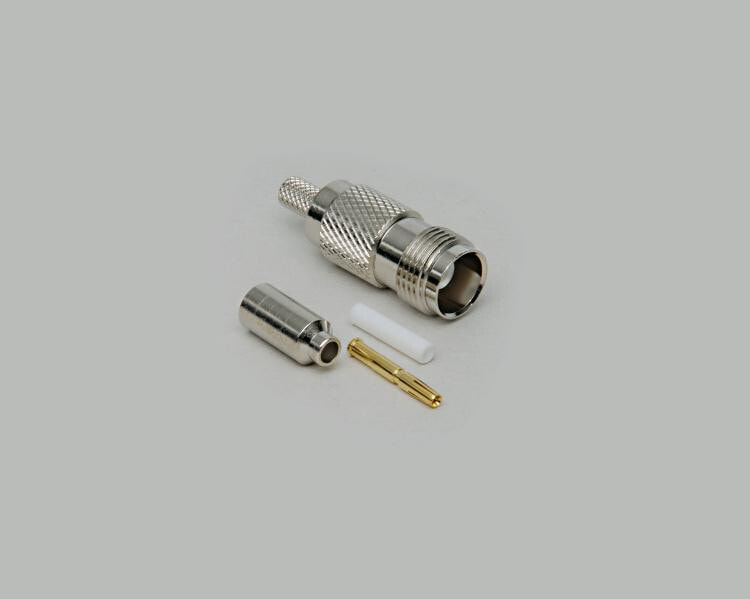BKL Electronic 0405036/D - TNC - Silver - Brass - 50 ? - 11 g - 1 pc(s)