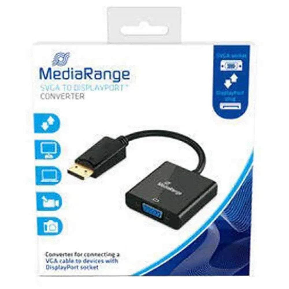 MEDIARANGE 901710180 15 cm DisplayPort To VGA Adapter