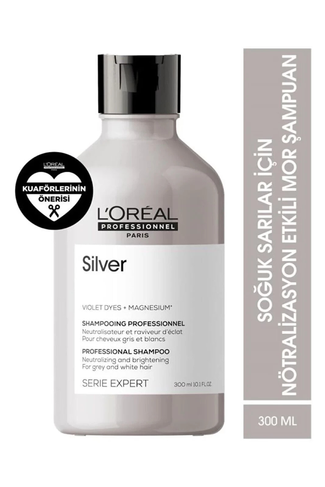 LOREAL Silver Gri ve Beyaz Saçlar İçin Parlaklık-Yumuşaklık Veren Şampuan 300mlSED666463679313169463