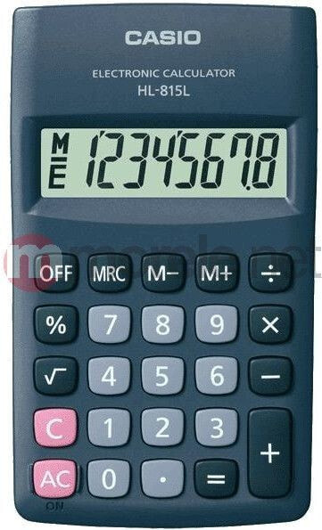 Casio HL-815L калькулятор Карман Базовый Черный HL-815L-BK