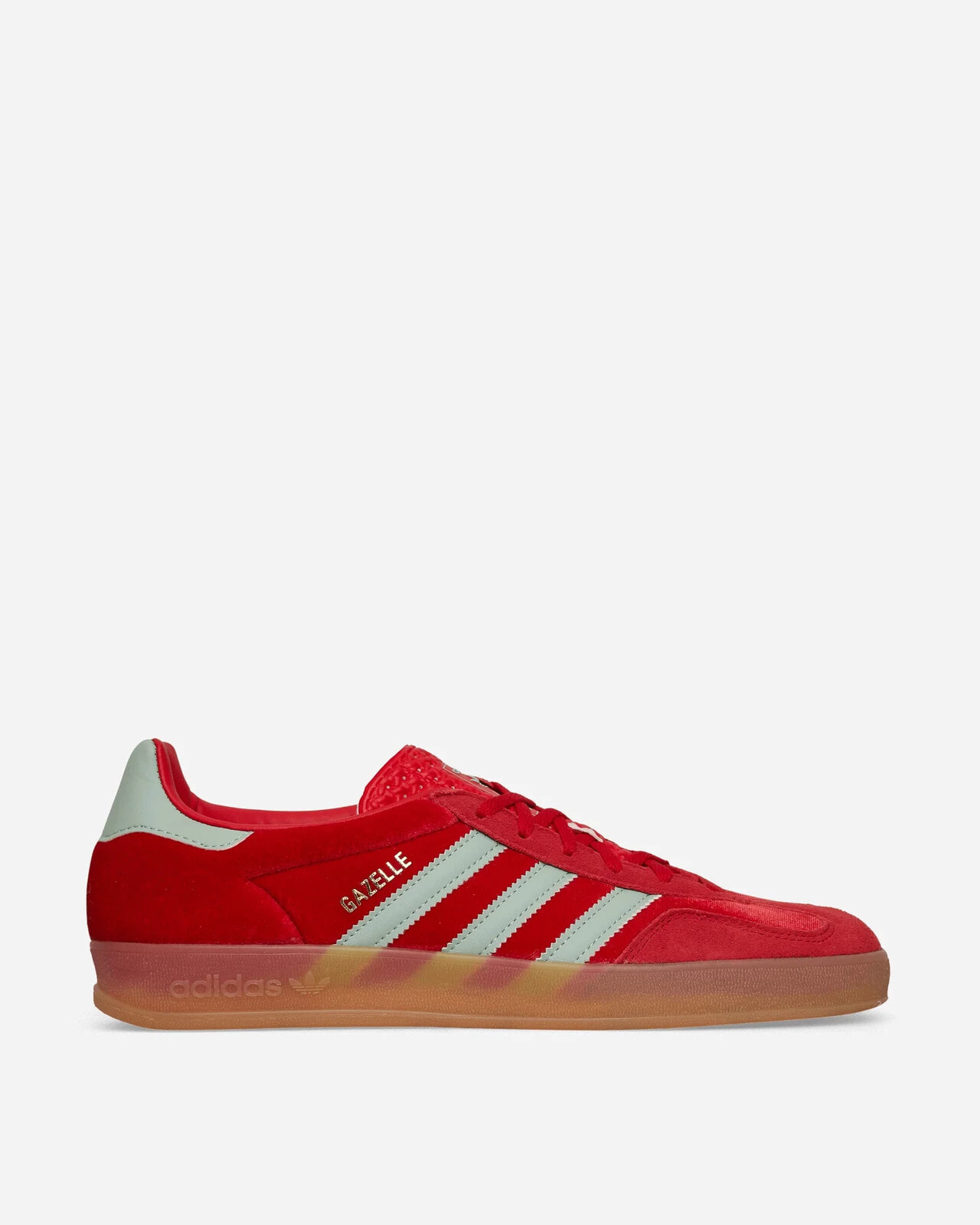 Women's Gazelle Indoor Sneakers Better Scarlet / Hazy Green