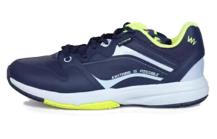 LINING Tennis Shoes Men Low-Top Blue White