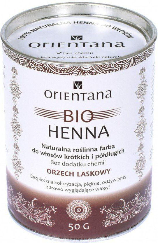 Orientana BIO Henna Хна для окрашивания волос, оттенок фундук 100 г