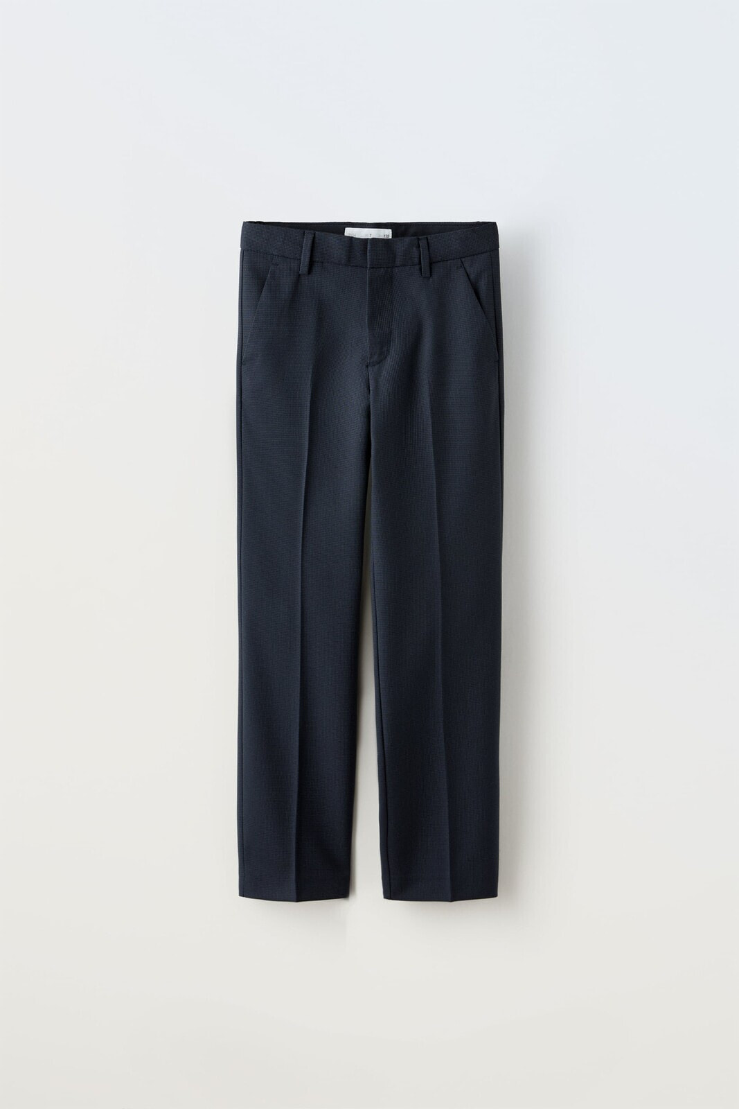 Textured suit trousers