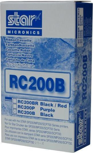Star Micronics Tape for cash registers, RC200B, Black