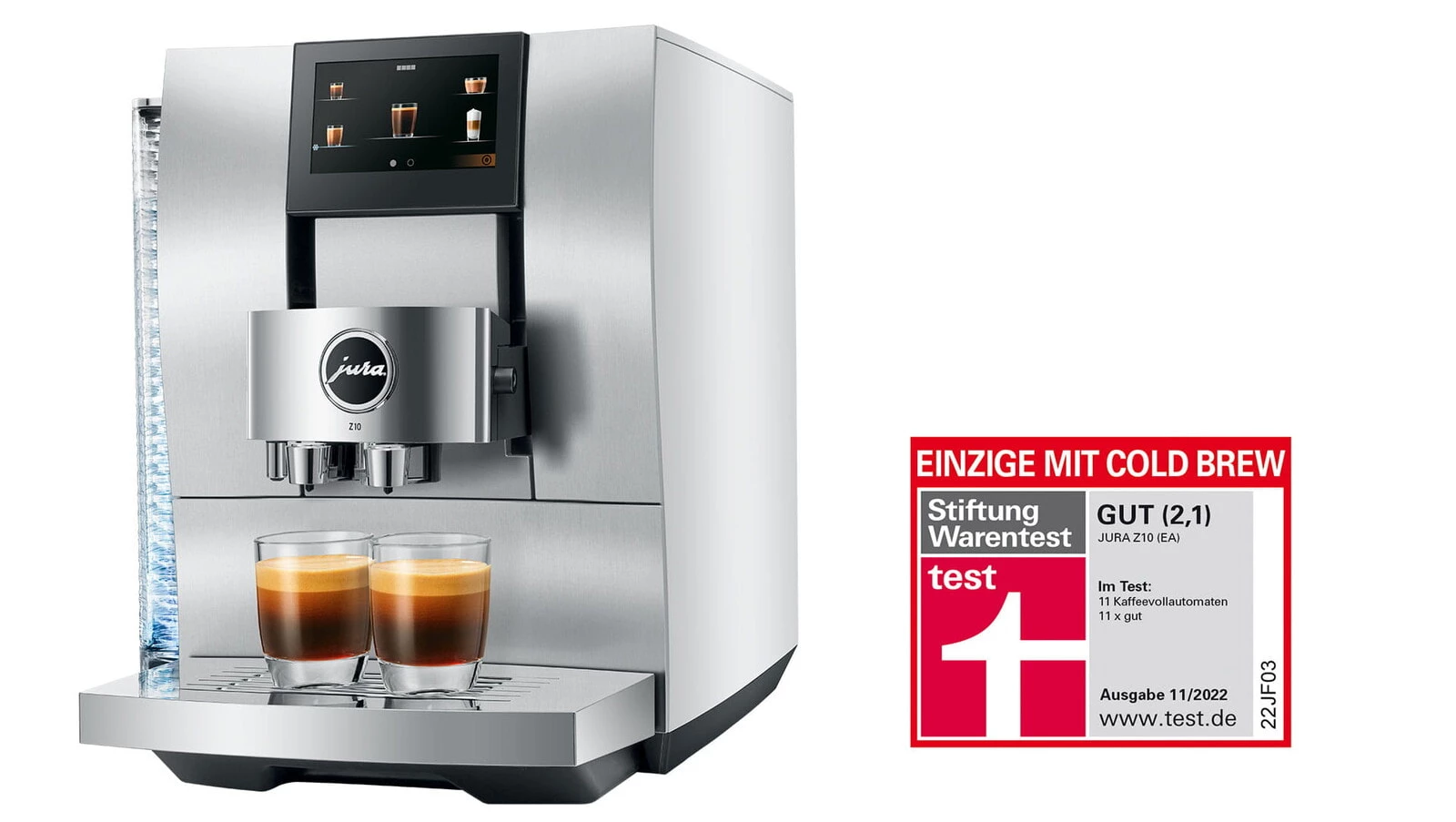 Z10 Kaffeevollautomat Aluminium White (EA) OneTouch15348